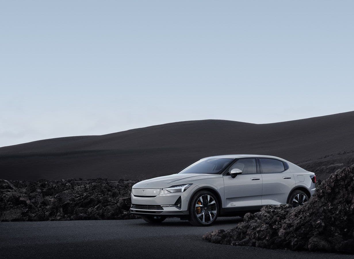 Polestar on mountains. Authorized polestar maintenance