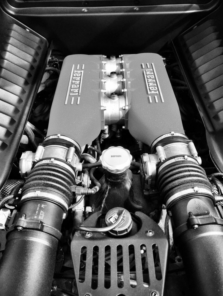 Ferrari 458 Engine Bay